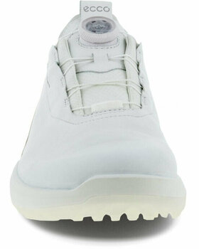 Calçado de golfe para homem Ecco Biom H4 BOA Mens Golf Shoes White/Gravel 41 - 3