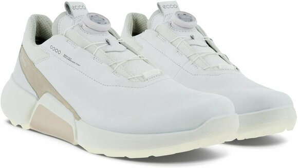 Chaussures de golf pour hommes Ecco Biom H4 BOA Mens Golf Shoes White/Gravel 45 - 6