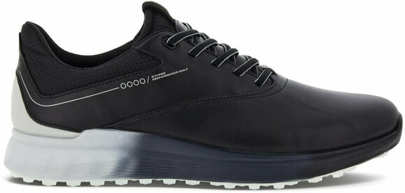 Chaussures de golf pour hommes Ecco S-Three Mens Golf Shoes Black/Concrete/Black 42 - 2