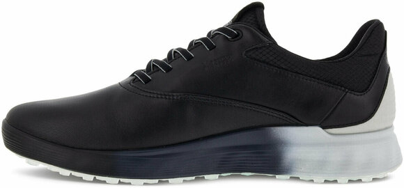 Chaussures de golf pour hommes Ecco S-Three Mens Golf Shoes Black/Concrete/Black 42 - 5