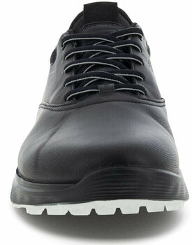 Chaussures de golf pour hommes Ecco S-Three Mens Golf Shoes Black/Concrete/Black 44 - 3