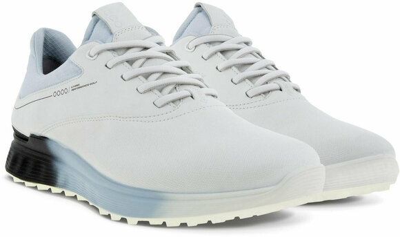Herren Golfschuhe Ecco S-Three Mens Golf Shoes White/Black 40 - 6