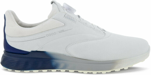 Men's golf shoes Ecco S-Three BOA Mens Golf Shoes White/Blue Dephts/White 42 - 2