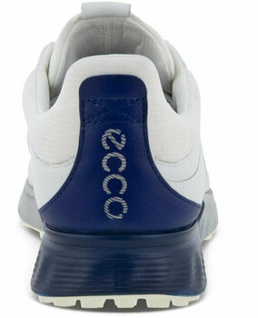 Moški čevlji za golf Ecco S-Three BOA Mens Golf Shoes White/Blue Dephts/White 44 - 4