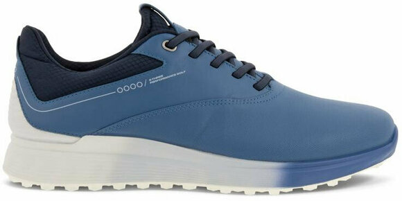 Moški čevlji za golf Ecco S-Three Retro Mens Golf Shoes Blue/White/Marine 43 - 2