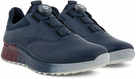 Chaussures de golf pour hommes Ecco S-Three BOA Mens Golf Shoes Marine/Morillo/Marine 41 - 6