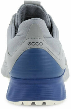 Calçado de golfe para homem Ecco S-Three Mens Golf Shoes Concrete/Retro Blue/Concrete 40 - 4