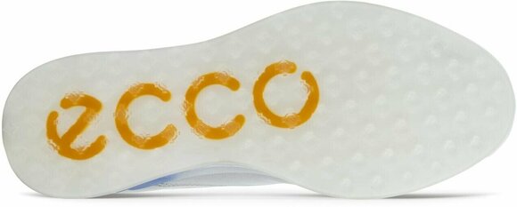Golfsko til mænd Ecco S-Three Mens Golf Shoes Concrete/Retro Blue/Concrete 40 - 8