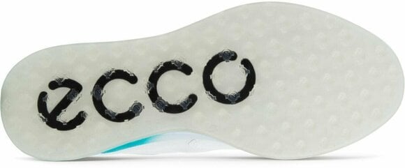 Chaussures de golf pour hommes Ecco S-Three BOA Mens Golf Shoes White/Caribbean/Concrete 41 - 8