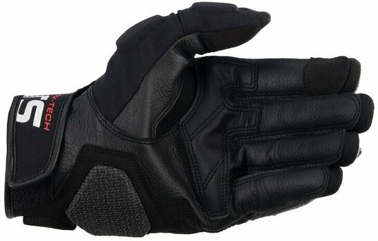 Motorradhandschuhe Alpinestars Halo Leather Gloves Black/White S Motorradhandschuhe - 2