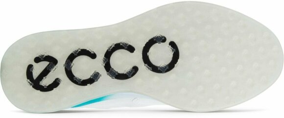 Férfi golfcipők Ecco S-Three BOA Mens Golf Shoes White/Caribbean/Concrete 45 - 8