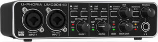 USB-audio-interface - geluidskaart Behringer U-Phoria UMC204HD USB-audio-interface - geluidskaart - 1