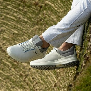 Férfi golfcipők Ecco Core Mens Golf Shoes White/Shadow White/Grey 42 - 9