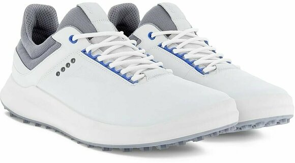Calçado de golfe para homem Ecco Core Mens Golf Shoes White/Shadow White/Grey 44 - 6