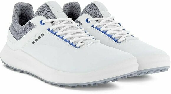 Herren Golfschuhe Ecco Core Mens Golf Shoes White/Shadow White/Grey 45 - 6