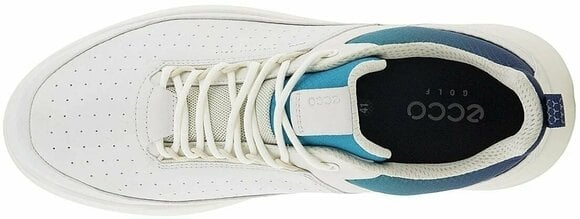 Ανδρικό Παπούτσι για Γκολφ Ecco Core Mens Golf Shoes White/Blue Depths/Caribbean 44 - 7