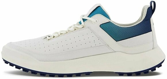 Pantofi de golf pentru bărbați Ecco Core Mens Golf Shoes White/Blue Depths/Caribbean 46 - 5