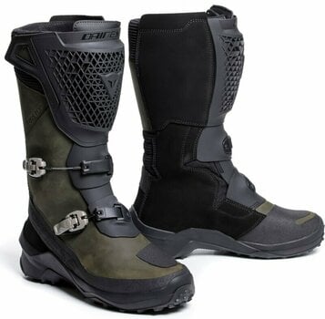 Motoros csizmák Dainese Seeker Gore-Tex® Boots Black/Army Green 38 Motoros csizmák - 5