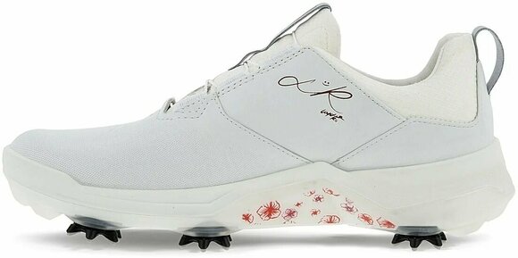 Calçado de golfe para mulher Ecco Biom G5 BOA Womens Golf Shoes All White 37 - 3