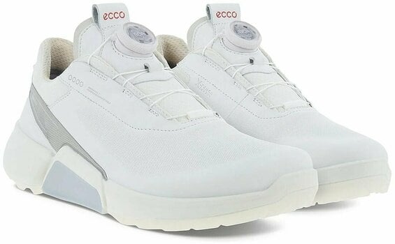 Chaussures de golf pour femmes Ecco Biom H4 BOA Womens Golf Shoes White/Concrete 36 - 6