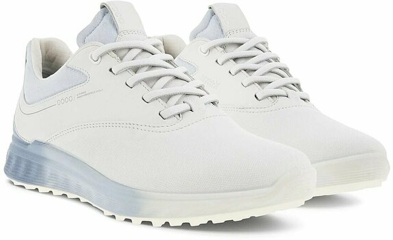 Chaussures de golf pour femmes Ecco S-Three Womens Golf Shoes White/Dusty Blue/Air 36 - 6