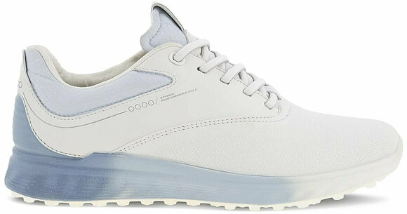 Chaussures de golf pour femmes Ecco S-Three Womens Golf Shoes White/Dusty Blue/Air 39 - 2