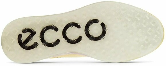 Chaussures de golf pour femmes Ecco S-Three Womens Golf Shoes Straw/White/Bright White 38 - 8