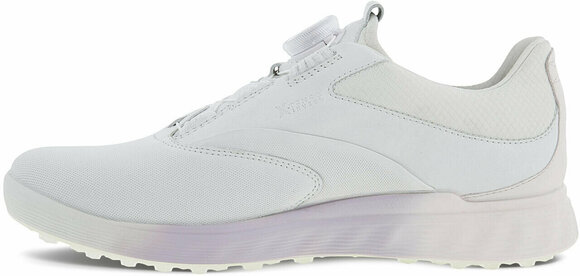 Chaussures de golf pour femmes Ecco S-Three BOA Womens Golf Shoes White/Delicacy/White 38 - 5