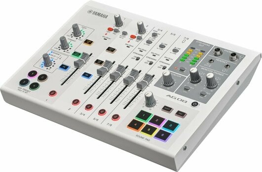 Mixer per podcast Yamaha AG08 White - 4