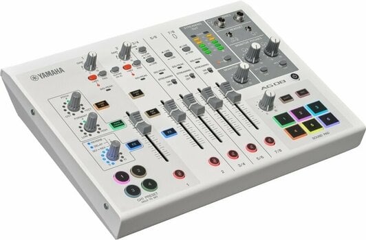 Mixer per podcast Yamaha AG08 White - 3