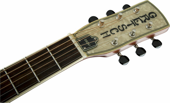 Chitarra Risonante Gretsch G9241 Alligator Biscuit Resonator Guitar Chieftain Red - 8
