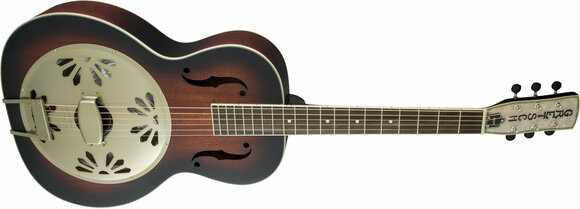 Resofonische gitaar Gretsch G9241 Alligator Biscuit Resonator Guitar 2-Color Sunburst - 5
