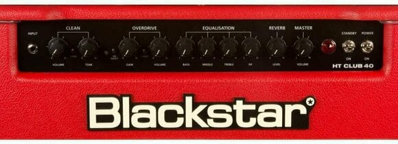 Combo de guitarra de tubo Blackstar HT-40 RED Limited Edition - 4
