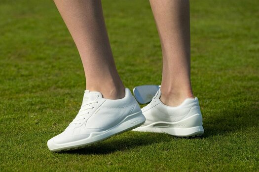 Golfsko til kvinder Ecco Biom Hybrid Womens Golf Shoes White 36 - 10