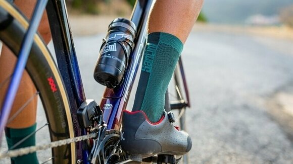 Fietssokken Santini Puro Socks Verde XL/2XL Fietssokken - 5