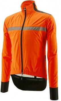 Casaco de ciclismo, colete Santini Guard Neo Shell Rain Jacket Jaqueta Arancio Fluo 3XL - 2