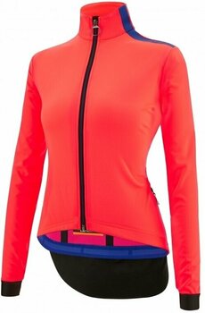 Casaco de ciclismo, colete Santini Vega Multi Jacket with Hood Jaqueta Granatina 2XL - 2