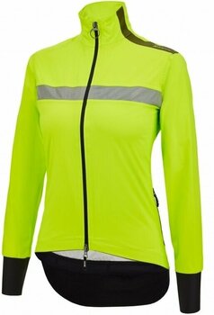 Giacca da ciclismo, gilet Santini Guard Neo Shell Woman Rain Jacket Lime XL Giacca - 2