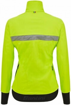 Fahrrad Jacke, Weste Santini Guard Neo Shell Woman Rain Jacket Lime XL Jacke - 3