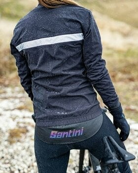 Cycling Jacket, Vest Santini Guard Neo Shell Woman Rain Jacket Lime XL Jacket - 5