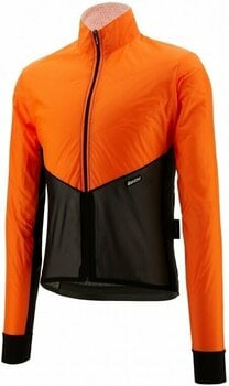 Giacca da ciclismo, gilet Santini Redux Lite Wind Jacket Giacca Arancio Fluo S - 2