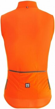 Fahrrad Jacke, Weste Santini Nebula Wind Vest Weste Arancio Fluo M - 3