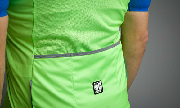 Cyklo-Bunda, vesta Santini Nebula Wind Vest Vesta Arancio Fluo M - 6