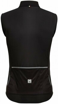 Giacca da ciclismo, gilet Santini Nebula Wind Vest Gilet Nero M - 3