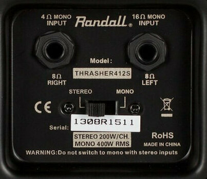 Gitarrskåp Randall Thrasher 412S - 2
