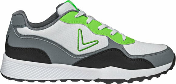 Men's golf shoes Callaway The 82 Mens Golf Shoes White/Black/Green 41 - 2