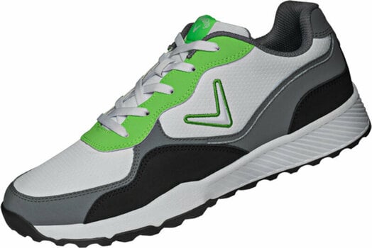 Мъжки голф обувки Callaway The 82 Mens Golf Shoes White/Black/Green 42,5 - 3