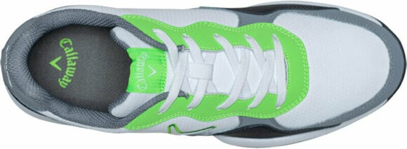 Férfi golfcipők Callaway The 82 Mens Golf Shoes White/Black/Green 47 - 4