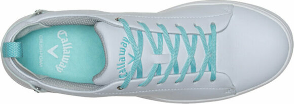 Chaussures de golf pour femmes Callaway Lady Laguna Womens Golf Shoes White/Aqua 36,5 - 4