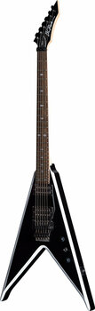 Elektrische gitaar BC RICH MK3 Junior V Black with White Bevel - 2